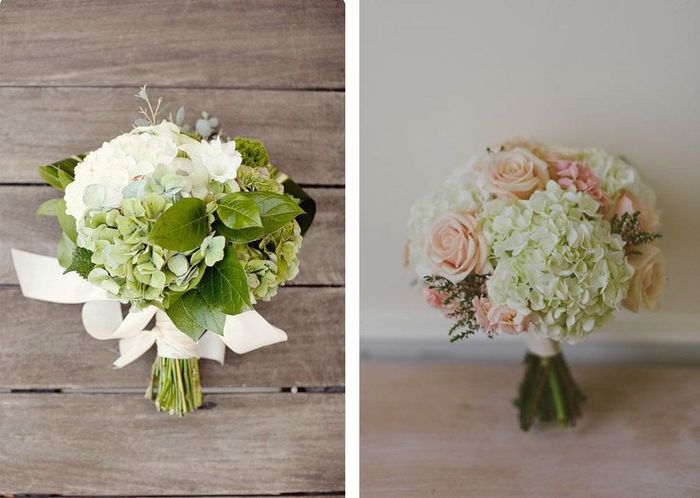 Ramos con hortensias 14