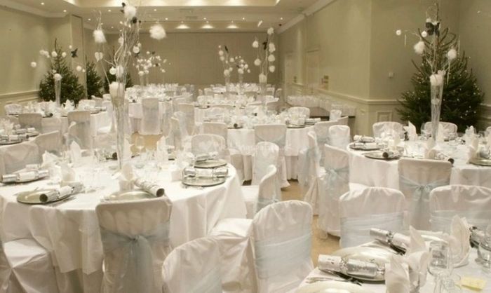 Decoración  todo en blanco 8