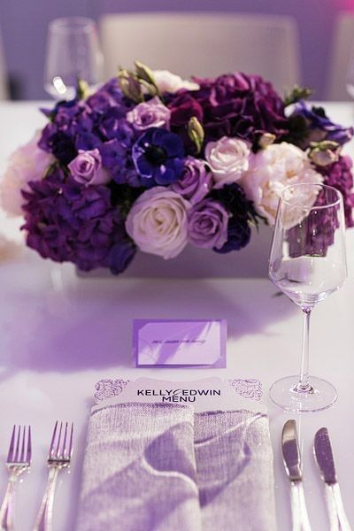 Ideas en color purpura para tu boda. 5