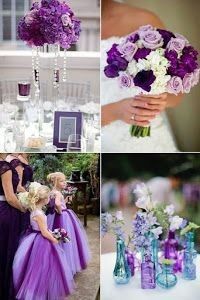 Ideas en color purpura para tu boda. 10