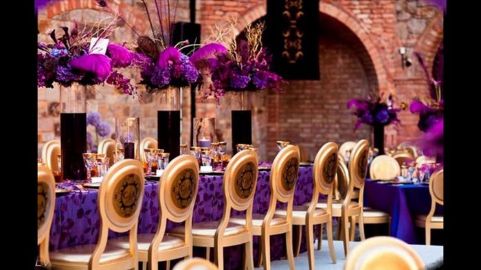 Ideas en color purpura para tu boda. 11