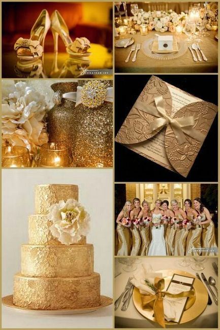 Color Dorado para tu boda 5