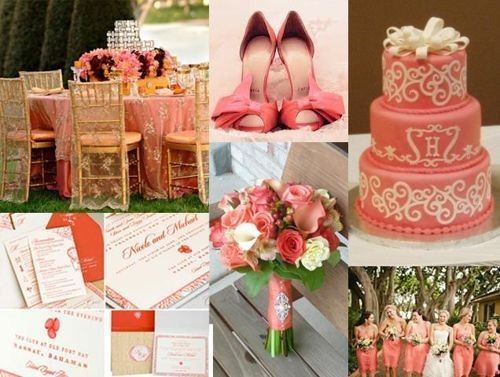 Color coral para tu boda 1