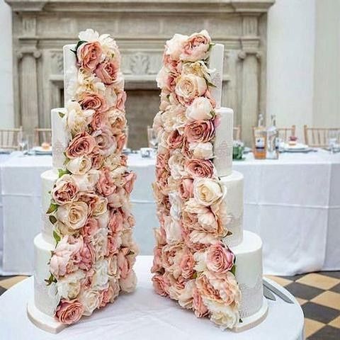 Diferentes estilos para el pastel de bodas 11