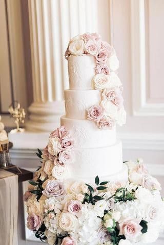 Diferentes estilos para el pastel de bodas 14