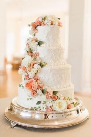 Diferentes estilos para el pastel de bodas 18