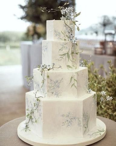 Diferentes estilos  para el pastel de bodas 2 4