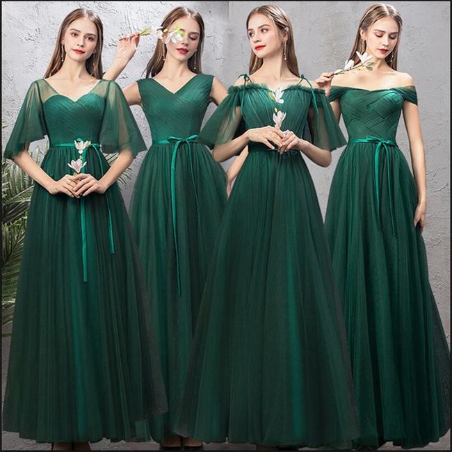 Verde esmeralda para tus damas 15