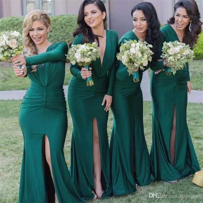 Verde esmeralda para tus damas 18
