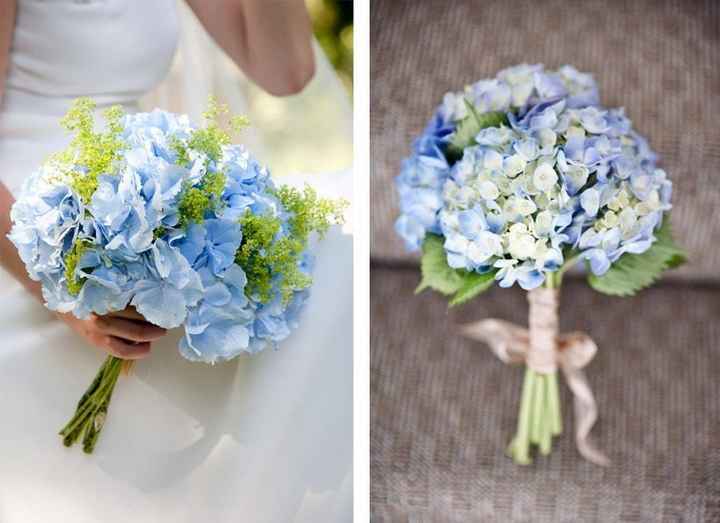 Ramos con hortensias - 1
