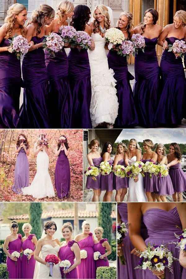 Tonos purpura morado  para tus damas - 3