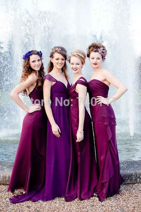 Tonos purpura morado  para tus damas - 13