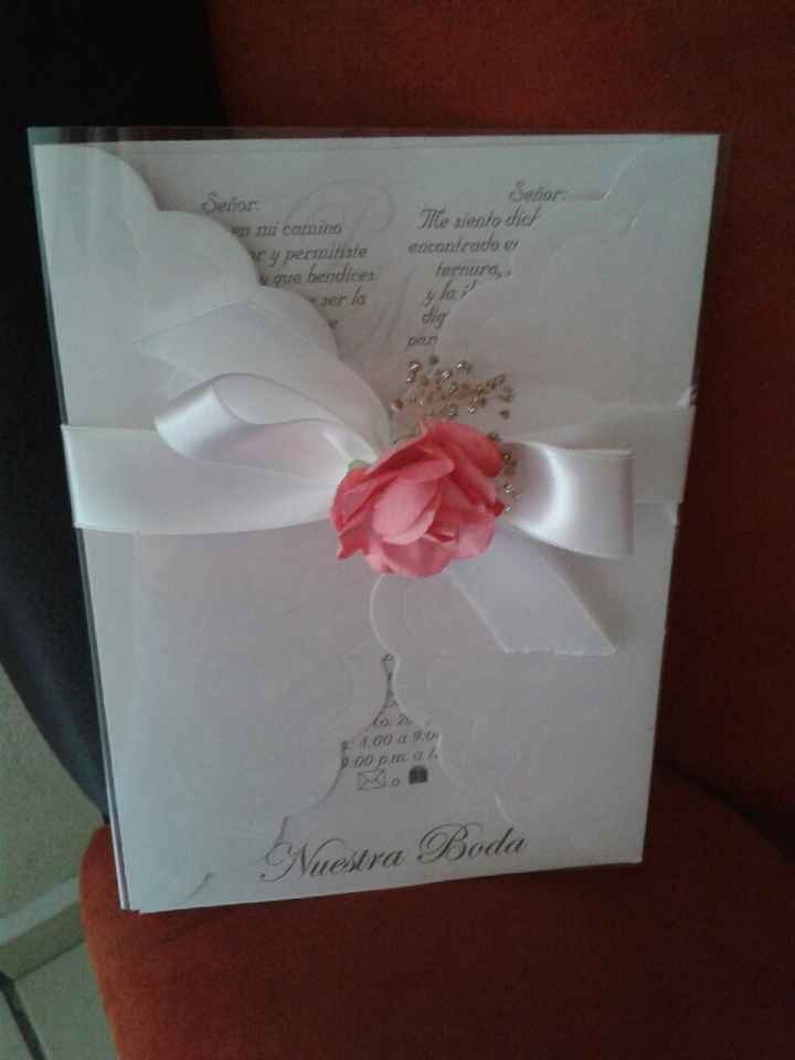 Invitaciones de la boda - 1
