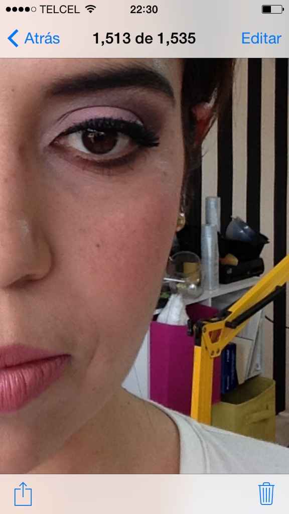 Mi prueba de maquillaje, que opinan? - 2