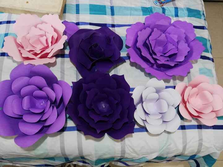 Flores de Papel 💜🌺 - 1