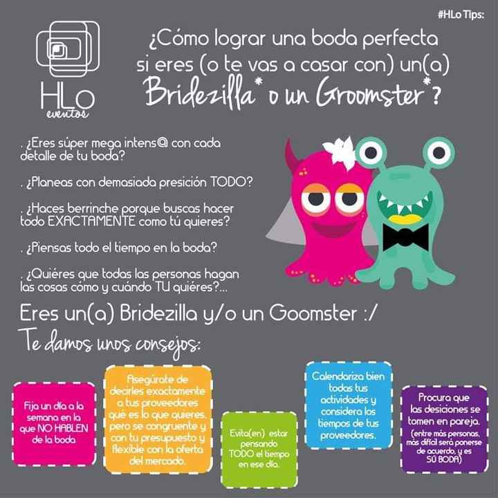 Un tip si eres Bridezilla o Groomster 👰🏻🤵🏻 - 1