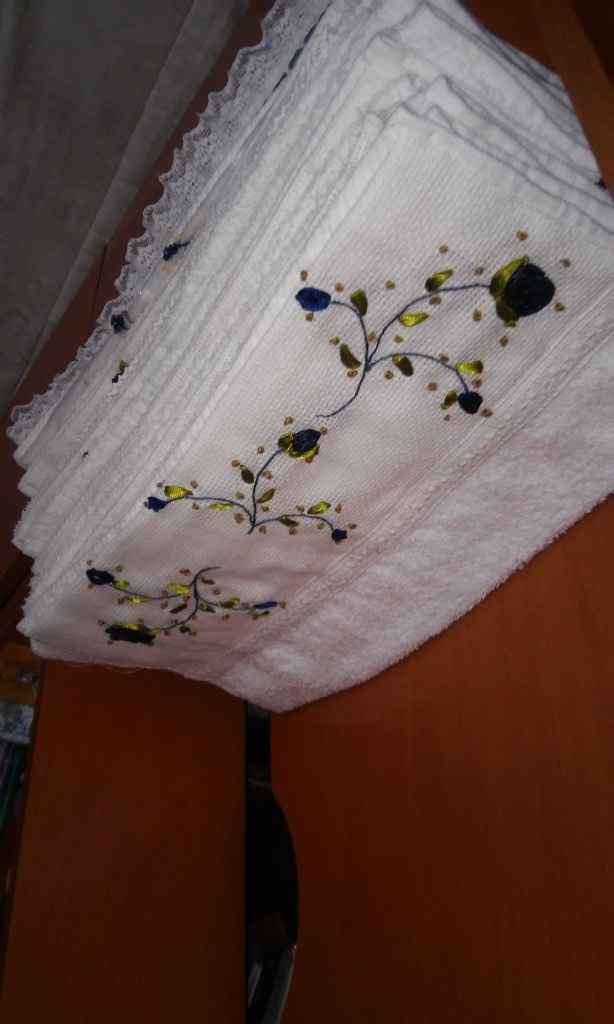 toallas bordadas