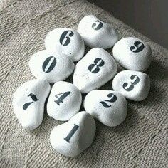 Numeración de mesas - 1