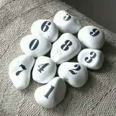 Numeración de mesas - 1