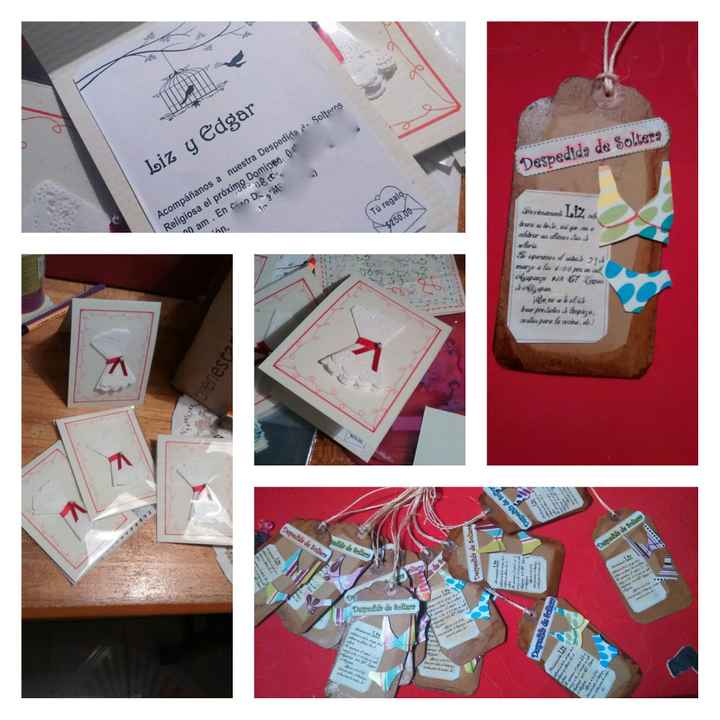 Mis invitaciones para despedida de soltera - 1