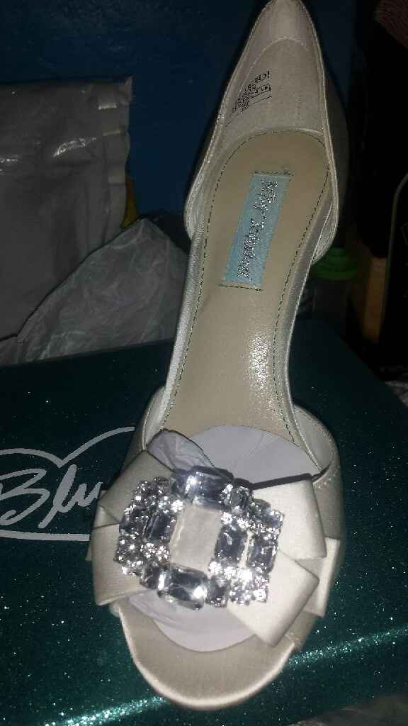 Mis zapatos de novia betsey johnson... por fin! - 1