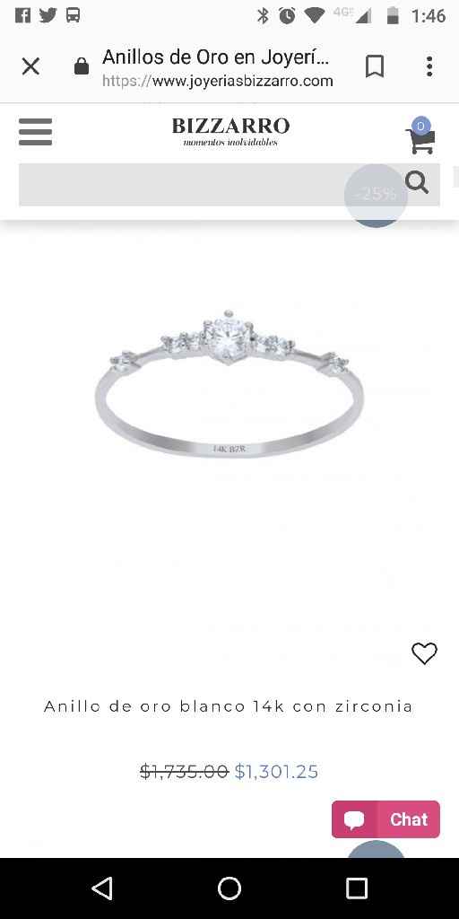 Si hubieras podido elegir el anillo de compromiso.. - 1