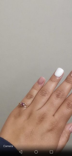 Anillo de compromiso de la familia ... No es mi estilo. 2