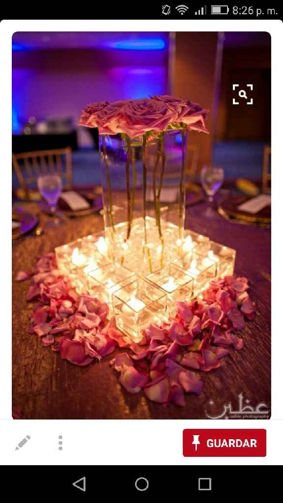 Por fin ... mis centros de mesa - 1