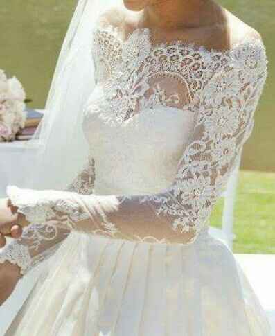 ¿Cómo es el escote de tu vestido de novia? - 1