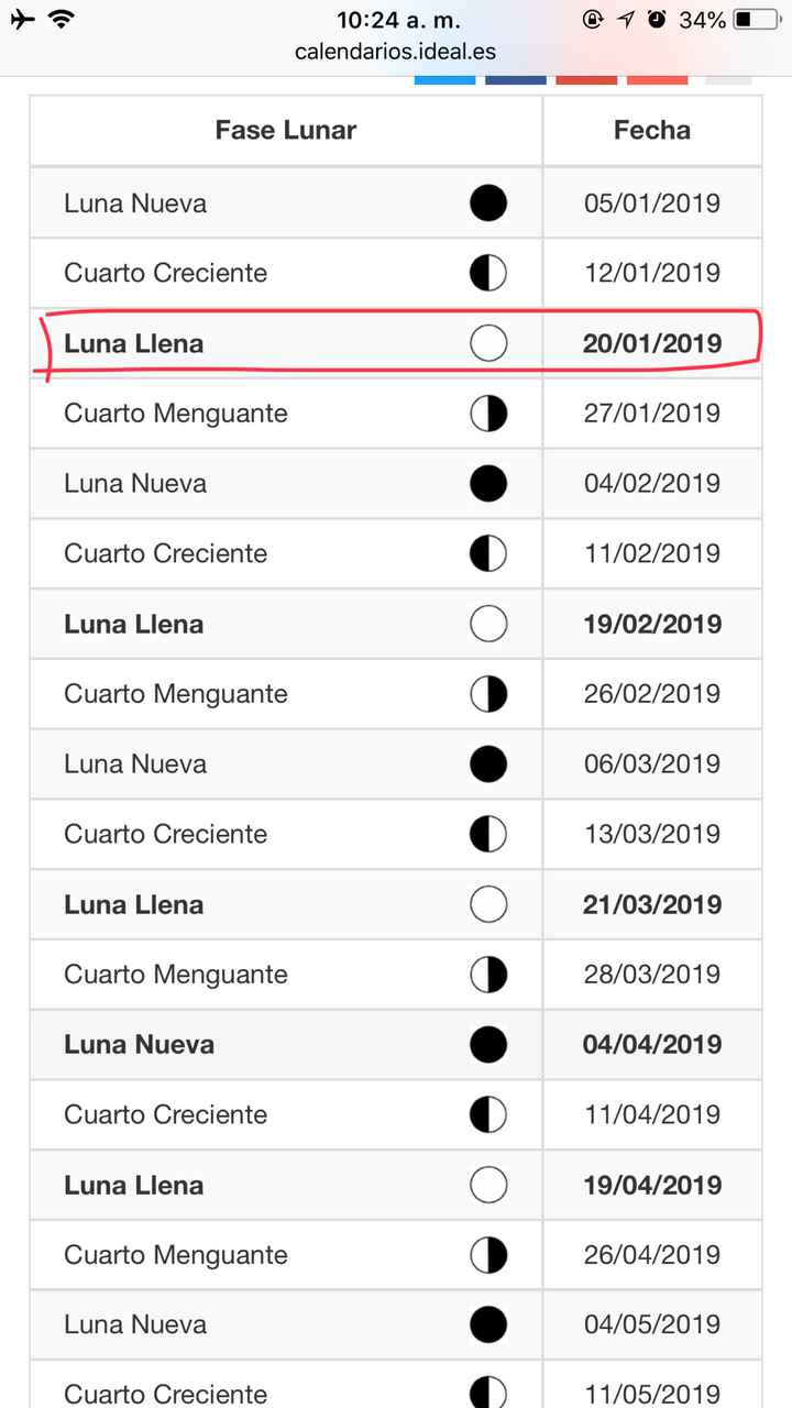 La luna en las bodas - 1