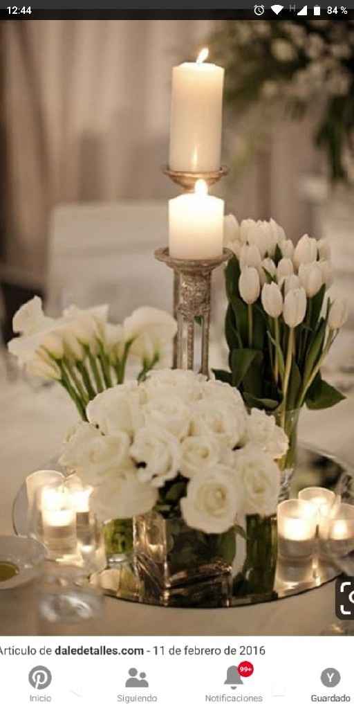 Centros de mesa con flores artificiales - 1