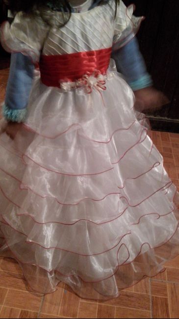 el vestido de mi pajesita, mi nena