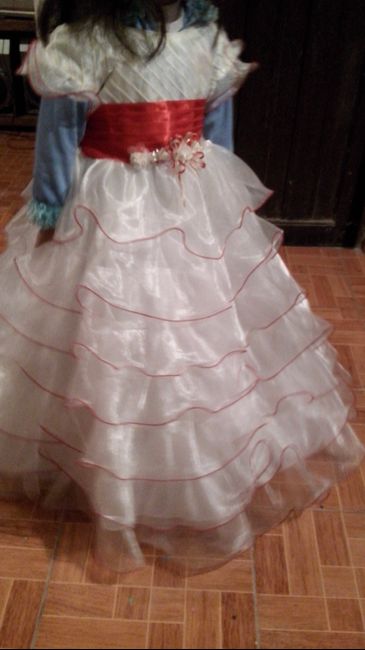 el vestido de mi pajesita, mi nena