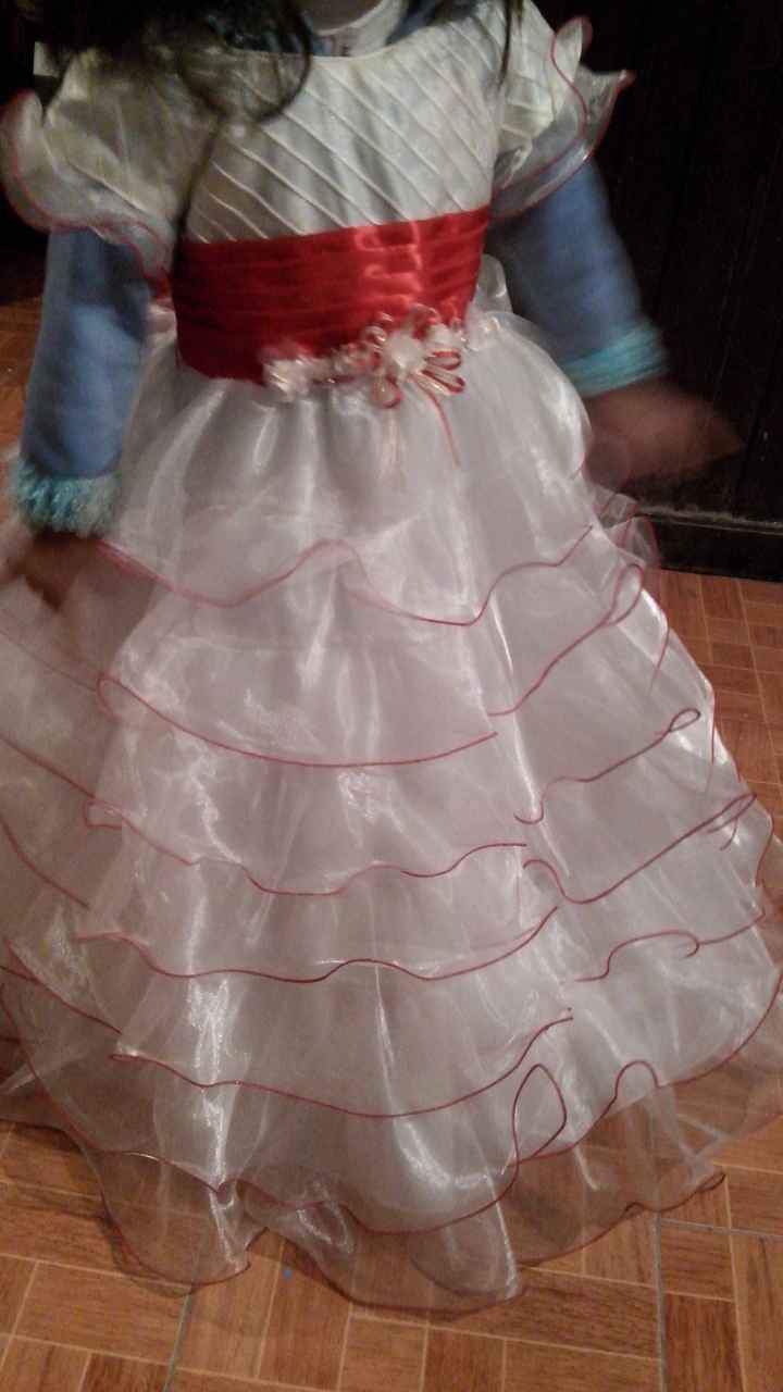 el vestido de mi pajesita, mi nena