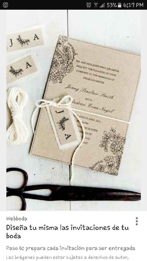 Invitaciones diy - 1