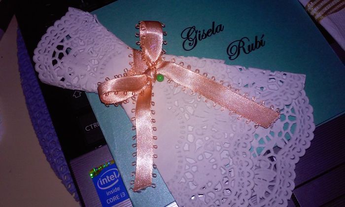 Invitaciones con blondas  - 2