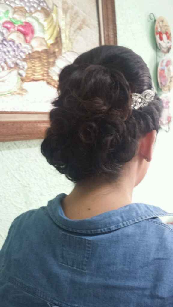 Mi prueba de peinado y maquillaje - 1