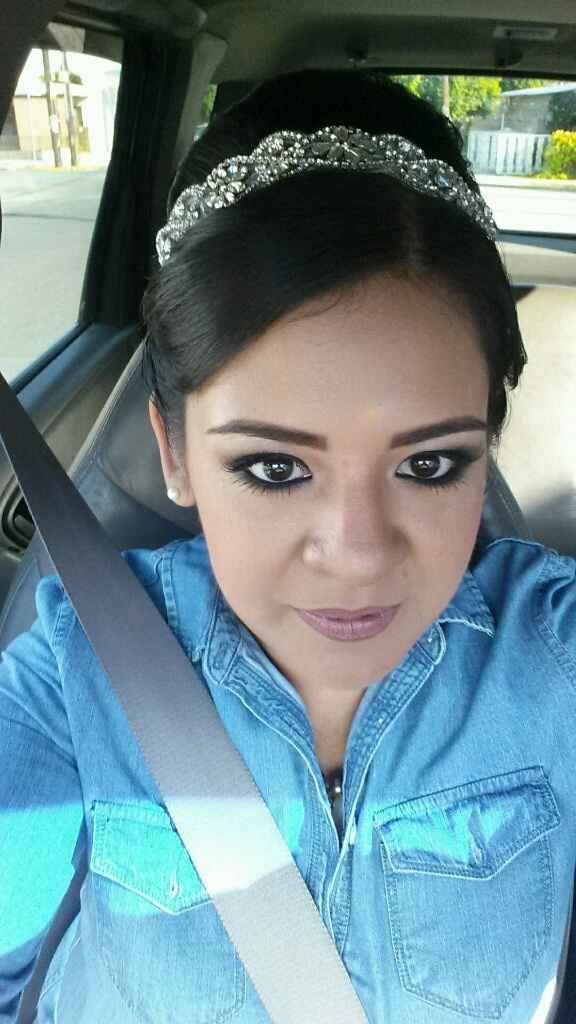 Mi prueba de peinado y maquillaje - 2