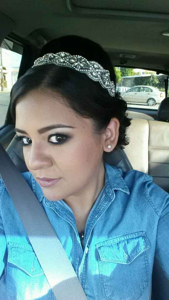 Mi prueba de peinado y maquillaje - 3