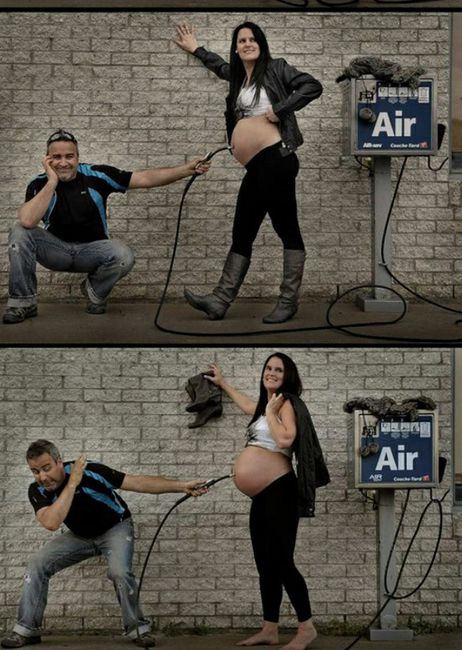 Sesiones de embarazo que gritan ¡no lo hagas! - 2