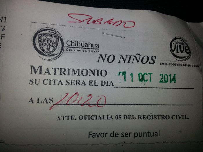 Alguien que me asesore en tramites de boda por civil - 1