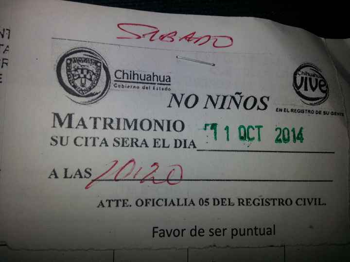 Alguien que me asesore en tramites de boda por civil - 1