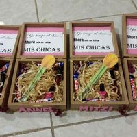 Cajitas para madrinas! listas!!!! - 2