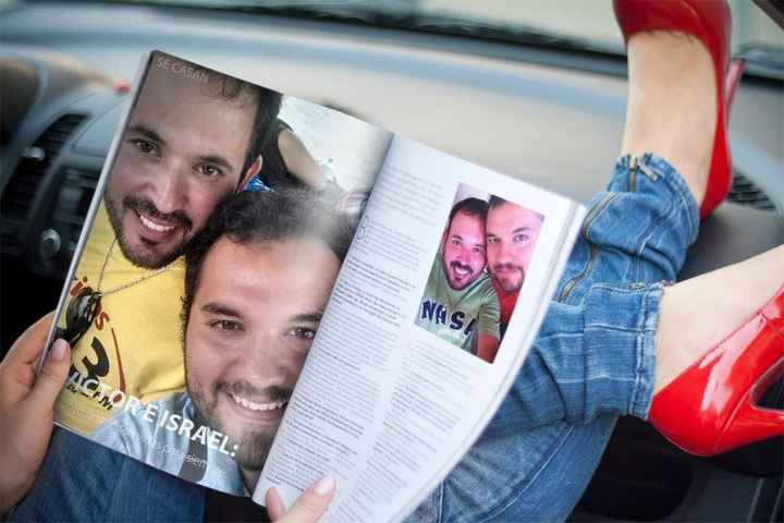 La boda de revista