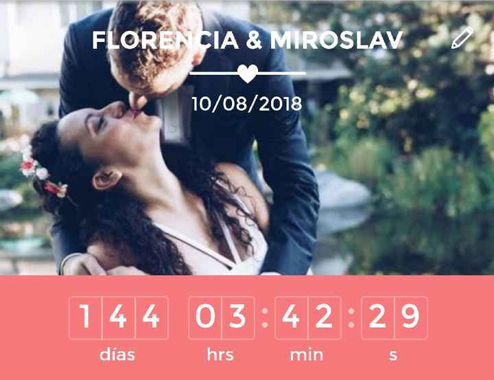 ¿Cuánto falta para que se casen? - 1