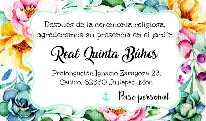 Invitación diy casi lista!!! - 2