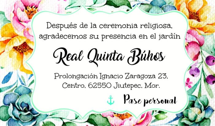 Invitación diy casi lista!!! - 2