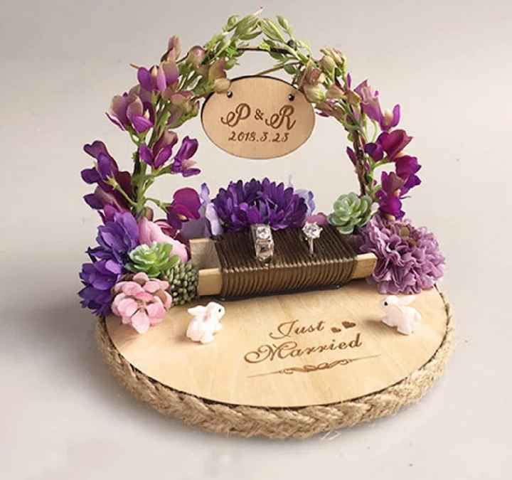 Porta anillos de Matrimonio - 1