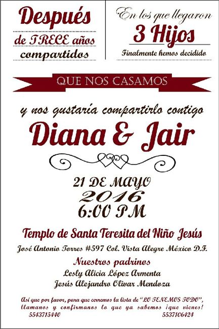 Mis invitaciones!!! - 2