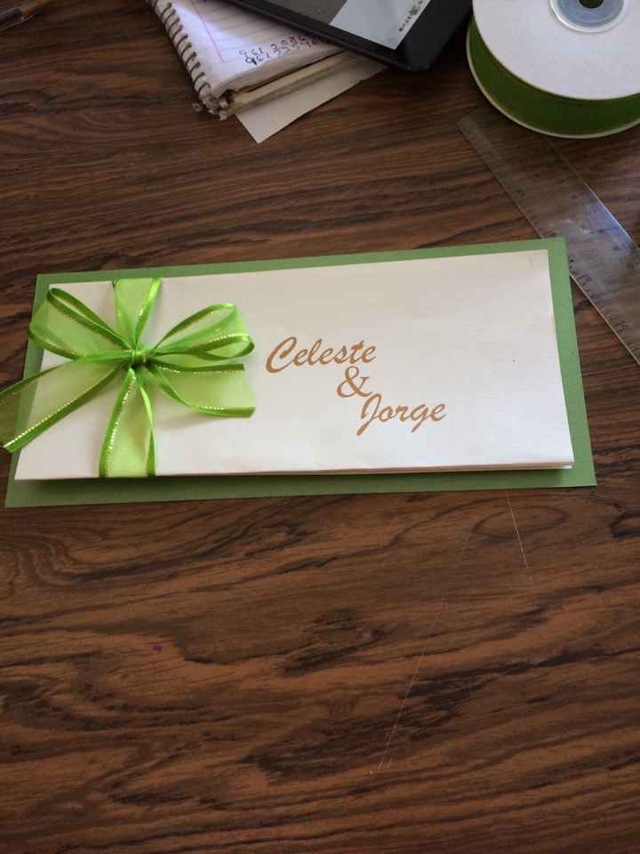 ¿cuánto gastaron en sus invitaciones y quiénes hicieron las suyas? - 1